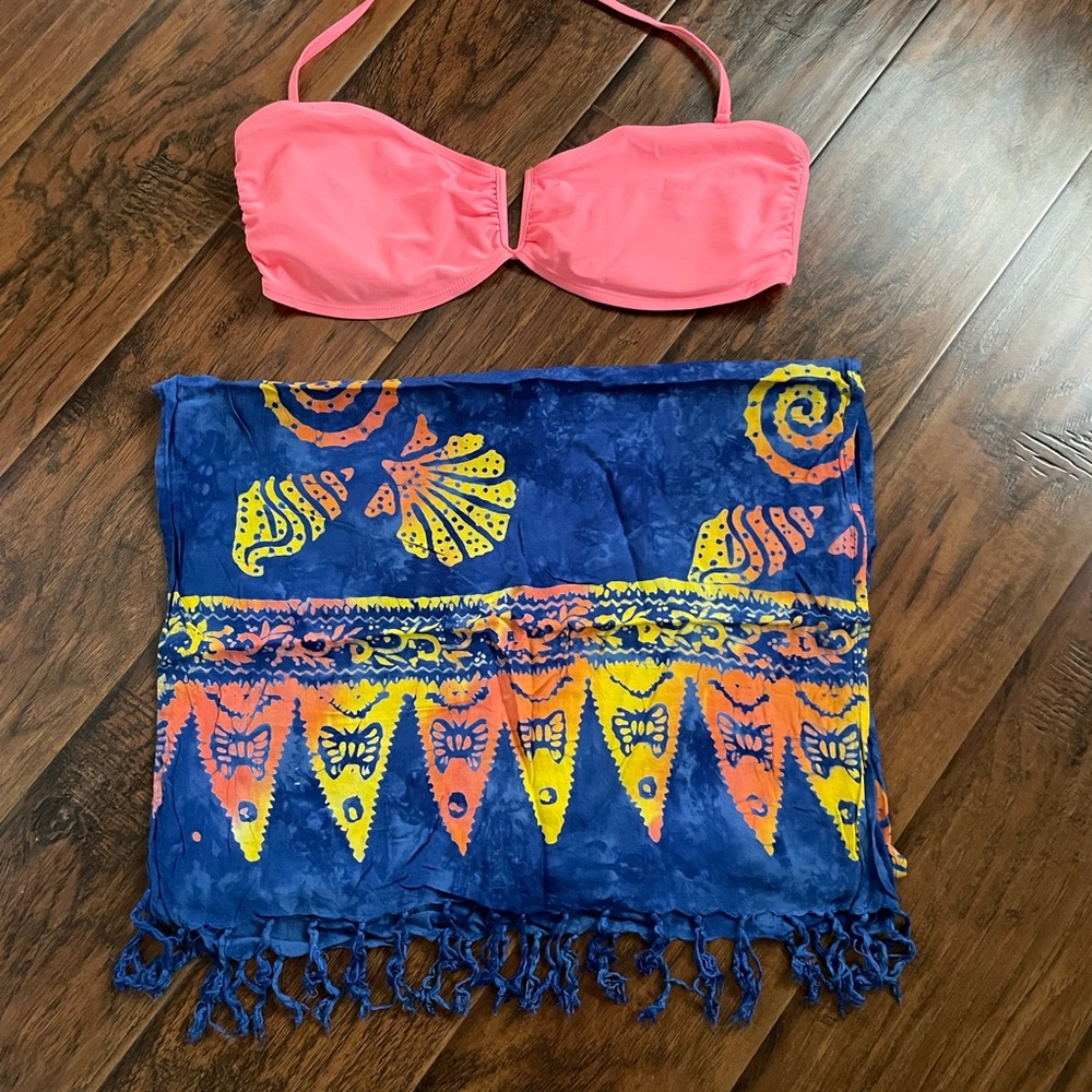Sarong short cover up - Picture 2 of 6